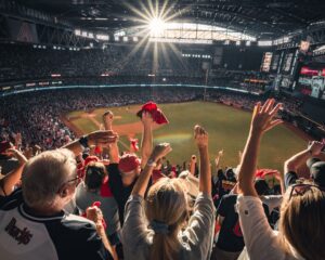 Photo Crowd cheering